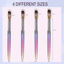 4pcs Kolinsky Acrylic Nail Brush Set Size Acrylic Powder Application Brushes Art Extension & Carving Salon Home Uñas