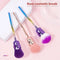 Rose Nail Dust Brush For Manicure Flower Nail Accesories Tools Popular Round Small Gel Polish Cleaning Brushes