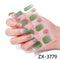 Gel Nail Strips Patch Sliders Flowers Gradient Color Adhesive Full Cover Gel Nail Stcikers UV Lamp Cured Manicure Golden Marble