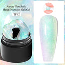 MEET ACROSS 7ml Clear Non Stick Hand Solid Extension Nail Gel Polish Carving Flower Nail Art Building UV Gel Acrylic Varnish