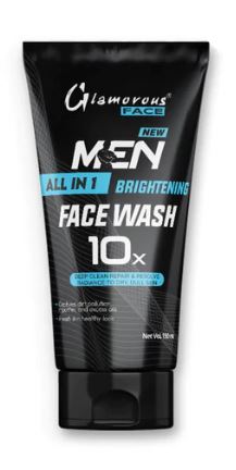 Glamorous Face mens all in 1 brightning face wash 10x (150ml)