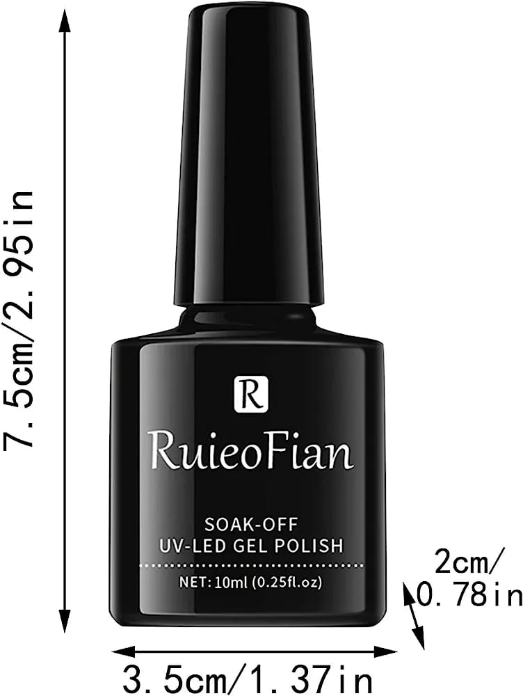 Ruieo fian 10 ml gel nail color a set 24 gel colors