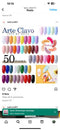 Set of 50 gel colors mix brands