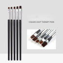 5Pcs Nails Art Brush Pattern Phototherapy Acrylic UV Gel Extension Builder Coating Painting Pen Manicure Accessories Tool Ongle