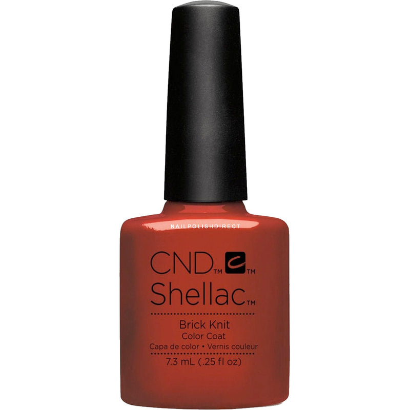 CND Shellac UV Nail Gel Polish 7.3ml Color - Brick Knit