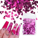 Models 2g Nail Art Glitter Shiny Sweet Heart Flakes Sequins Size Mix 3D Nails Manicure PatchesDIY Decorations Uñas Nail Charms