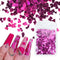 Models 2g Nail Art Glitter Shiny Sweet Heart Flakes Sequins Size Mix 3D Nails Manicure PatchesDIY Decorations Uñas Nail Charms