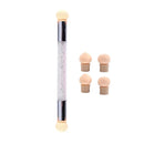 New Double-ended Gradient Shading Pen Dotting Brush Sponge Head Rhinestone Handle Nail Art Painting Tool Nail Art Brush