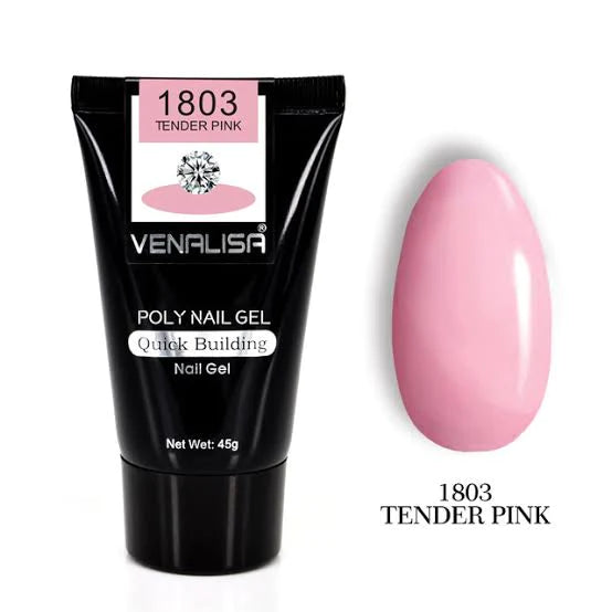 Venalisa Acrylic Poly nail gel is hard gel quick building Polygel 45g