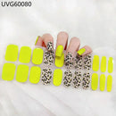 Long Lasting Semi-Cured Gel Nail Nude Patch Slider Adhesive Waterproof Aurora Full Cover Gel Nail Sticker UV Lamp Needed Nails