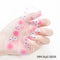 New Marble Gel Nail Strips Patch Sliders Flowers Gradient Color Adhesive Full Cover Gel Nail Stcikers UV Lamp Cured Manicure