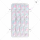 Finger Princess Nail 24PCS/1Box Bag Wearable Nails Nail Finished Nailes for Children Patch Nail Finished False