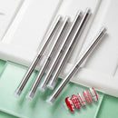 NEW 6/9/12/15/18mm Nail Liner DIY Drawing Painting Flower Line Stripes Pen Metal Handle Nail Art Brush with Cover Nail Brushes