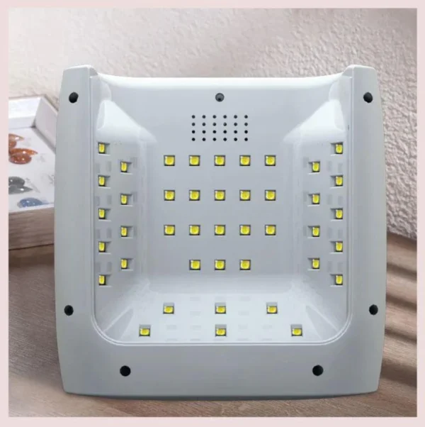 168W UV LED Nail Dryer Professional Nail Art Tools with Automatic Sensor with 4 Timer Settings 168W curing lamp 42 LED - Image 4