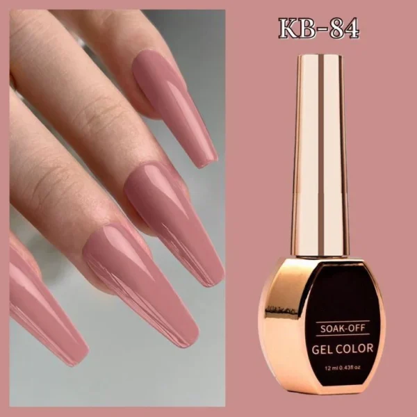 Nailcrafts Gel Nail Polish, 1Pcs 12ml Dusty Rose Nail Polish Dried-Rosey Brown Fall Soak Off UV LED Nail Lamp Nail Art Manicure Salon DIY Home - Image 3