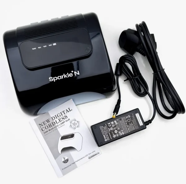 SPARKLE N New Digital Cordless Rechargable Professional High-Performance LED Gel Lamp build in power Battery