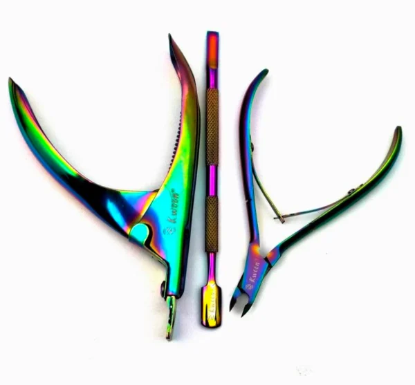 Nailcrafts Professional Nail Tools Including Acrylic Gel False Nail Cutter, Nail Clipper, Cuticle Pusher and Ingrow Nail