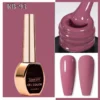 Nailcrafts 12ml Nail Gel Polish Solid Color Soak Off UV/LED Nude Gel Polish For Salon And Home Use