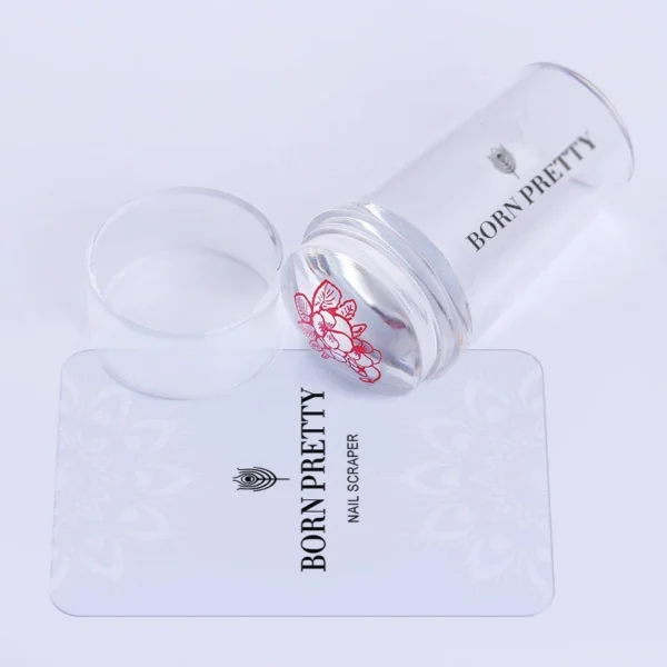 Born Pretty Jelly stamper Transparent Silicone Nail Art Jelly Stamper For French Nail And Best Stamping Prints - Image 2