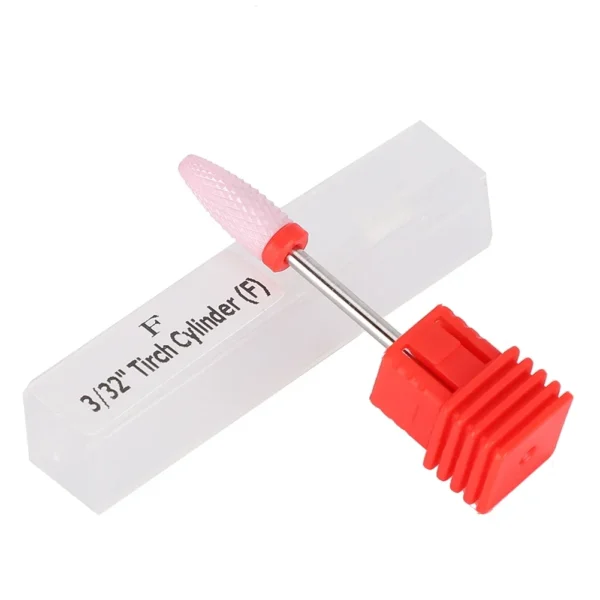 Ceramic Nail Drill Bits, Manicure Drill Bits, Ceramic Burr Podiatry Thick Nails, Ceramic Burr Podiatry, Grinding Head for Manicure Pedicure Cuticle Gel Nail Polishing Tool - Image 4