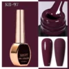 Nailcrafts 12ML Nail UV Gel Dark Maroon Gel Solid Maroon Color Gel Nail Soak Off Gel Polish Nails Art For Nail Decoration