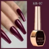 Nailcrafts 12ML Nail UV Gel Dark Maroon Gel Solid Maroon Color Gel Nail Soak Off Gel Polish Nails Art For Nail Decoration - Image 3