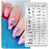 BORN PRETTY Decoration L001 Nail Stamping Plates Heart Love Animal Flower Artist Stamping Template Nail Design Stencil Tools Manicure - Image 5