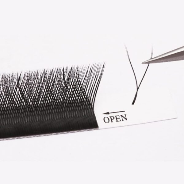 Blink YY Lashes 2D Pre Made Fan Eyelash Extensions Volume 0.07 CC / 0.07D Curl Mix Premade Y Shape Soft Natural Eyelashes Extension by Blink - Image 5
