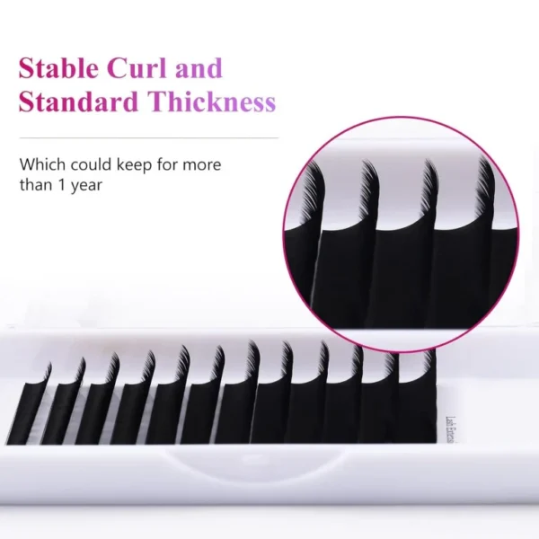 BLINK Lash Extension 0.07 Volume Eyelash Extensions D Curl Lash Extensions Individual Lash Extensions Mixed Length 8-15mm Professional Salon Use - Image 4