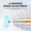 JIMDOA Elegant Nail Drill 35000 RPM Fast Speed Electric File High Powerful Manicure Machine for Nail Art Salon Professional Drill Machine - Image 5