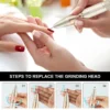 JIMDOA Elegant Nail Drill 35000 RPM Fast Speed Electric File High Powerful Manicure Machine for Nail Art Salon Professional Drill Machine - Image 6
