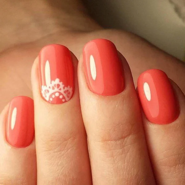 Nailcrafts Dark Peach Acrylic Powder for nail extension and decoration - Image 4