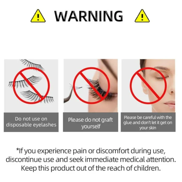 BY Eyelash Extension Glue, Extra Strong Professional Eyelash Glue, 1 Sec Drying time, 7-9 Weeks Retention, lash Extension Glue or Semi-Permanent Eyelash Extensions (0.17fl.oz / 5ml) - Image 2