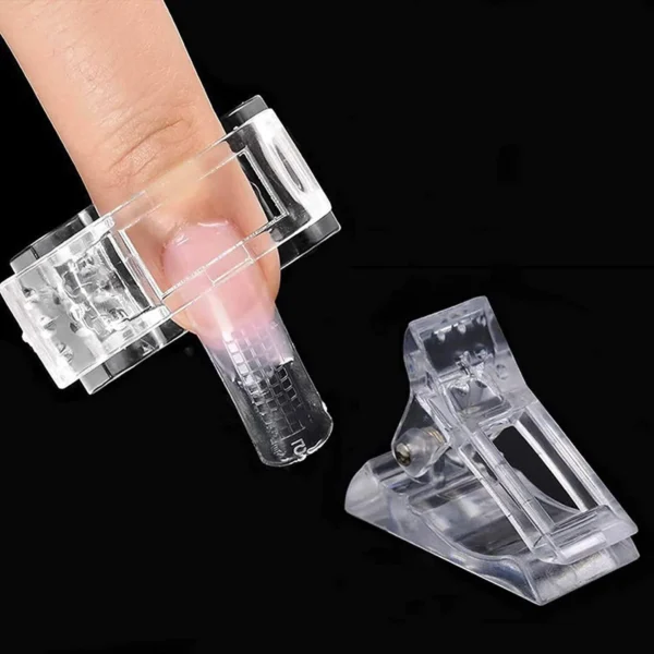 Set Of 2 Acrylic Nail Clips Poly Gel Quick Building Finger Extension. - Image 6