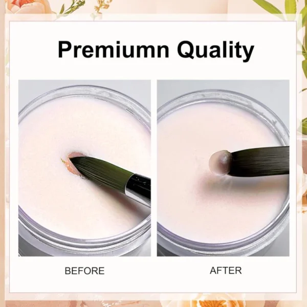 Light Nude Nail Acrylic Polymer Powder Crystal Nail Extension Carving Powder Nail Art Crystal Powder For Nail extension and Manicure - Image 5