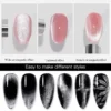 Steel Rod Cat Eye Magnet for Nails Design Cat Eye Magnetic Gel Nail Polish Magnet Wand Double-Head Nail Art Magnets Stick Nail Art Tools for DIY Home, Salon - Image 5