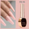 Nailcrafts Pastel Peach Pink Gel Nail Polish,Macaron Pink Gel Polish for DIY Nail Art and Manicure SaloN 12ML Bright PinkY Peach UV/LED Soak off Gel Polish For Manicure - Image 3