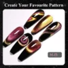 Nailcrafts 9D Double Tone Cat Eye UV LED Gel Nail Art Design Manicure Soak Off Cat Eyes Magnetic Gel Polish For Manicure and Nail art - Image 5