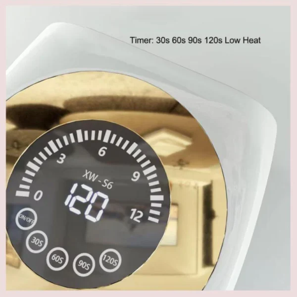 168W UV LED Nail Dryer Professional Nail Art Tools with Automatic Sensor with 4 Timer Settings 168W curing lamp 42 LED - Image 6