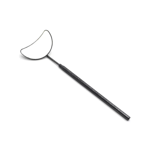 BLINK Half Moon Detachable Large Lash Mirror Eyelash Extension Mirror Stainless Steel Lash Tool Moon Shape Eyelash Mirror Lash Tools Makeup Lash Mirror for Eyelash Extension (Black) - Image 3