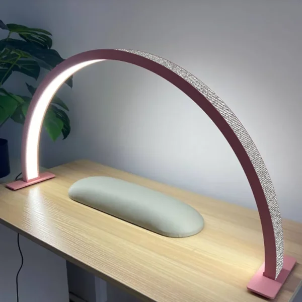 25W Half Moon LED Table Lamp, Nail Art Light Lamp For In Home Manicures and Salon Use. - Image 4