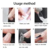 High Quality Coffin Fake Nail Tips - 600PCS Long Coffin Shaped Clear Acrylic Nails Full Cover Press on Nails for DIY Nail Art, 10 Sizes - Image 5