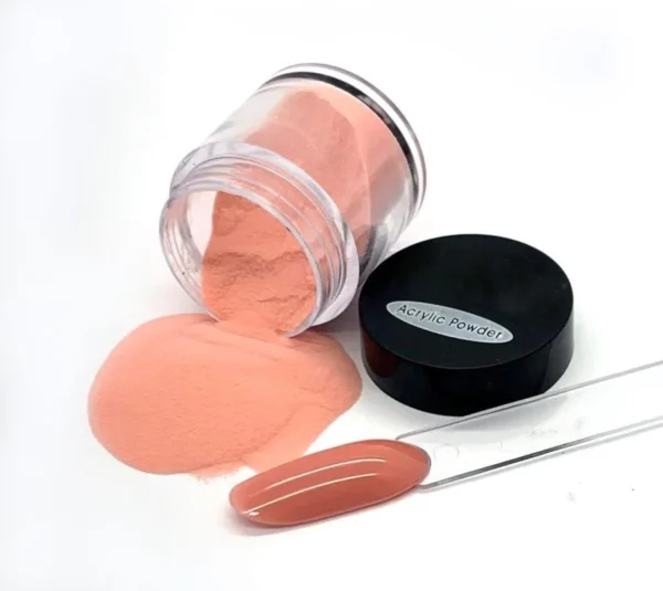 Nailcrafts Dark Peach Acrylic Powder for nail extension and decoration