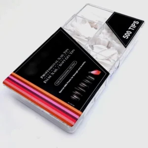 Nailcrafts C Curve Acrylic Half Cover Nail Tips white color French Nails Tips For Nail Art and Nail decoration