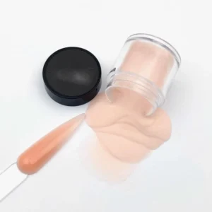 Nailcrafts USA Cover Peach Nail Acrylic Powder Quick Extension Professional Pigment Supplies Fine Powder Nail Art Decorations Ideal For French Nail Art, Create Nail Art