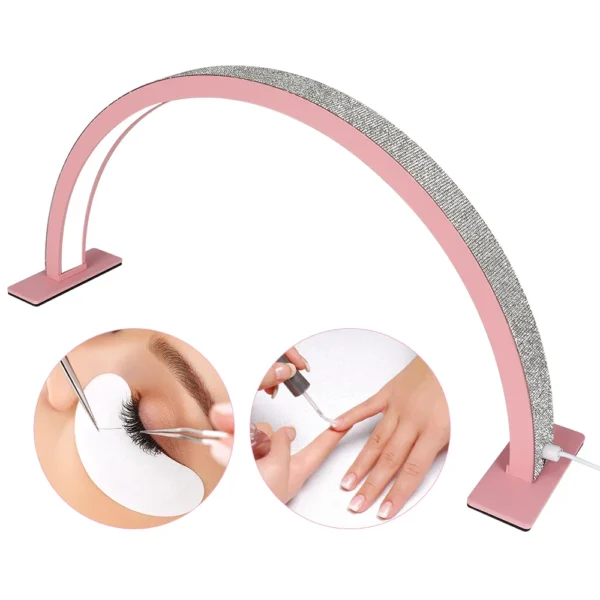25W Half Moon LED Table Lamp, Nail Art Light Lamp For In Home Manicures and Salon Use. - Image 7