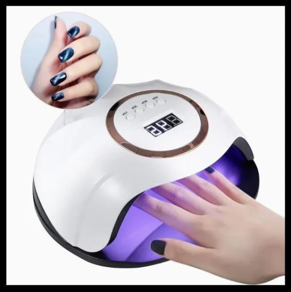 168W High Power Professional UV Gel Nail Lamp F13 Nail Dryer Gel Polish Light with 4 Timer Setting for Salon Use - Image 4