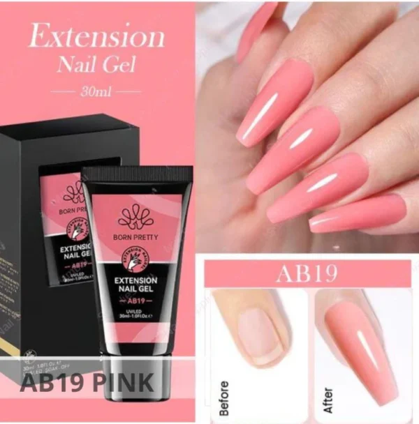 Born Pretty Poly Nail Gel Builder 30G Nail Extension Gel Enhancement Nail Thickening Acrylic Extension Nail Polish Gel - Image 2