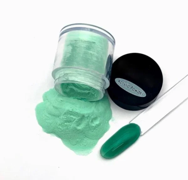 Nailcrafts EMA Acrylic Powder Sea Green color For Acrylic Nail Extension and Carving Nail art