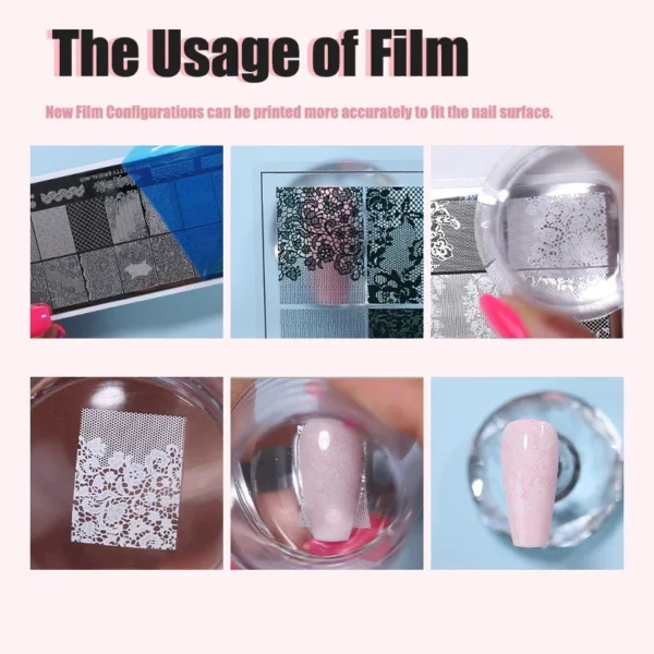 BORN PRETTY Stamping Templates Nail Art Stamping Plate Natural World L003 Flower Leaves Theme Nail Image Plates Nail Manicuring DIY Printing Tools - Image 5